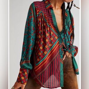 Free people Hazel button down